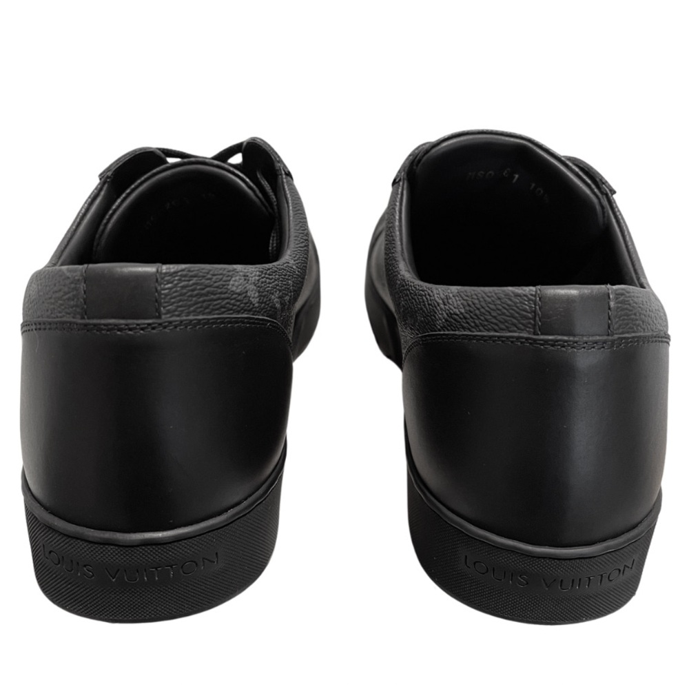Louis Vuitton Eclipse Monogram Black Low Sneakers - Picture 4 of 9